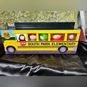 NIB! South Park Elementary 2024 School Bus Toy 2.5” Figure Set of 5